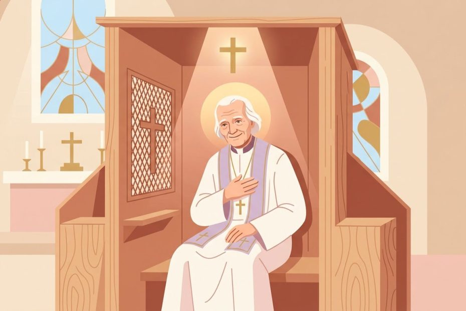 Pfarrer von Ars - Illustration prière catholique